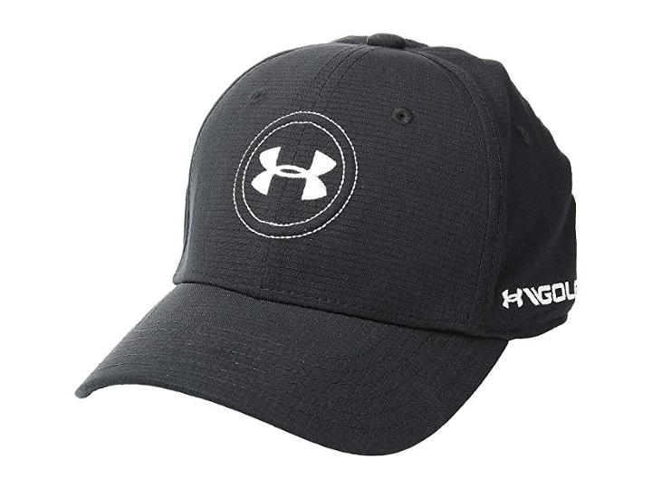 Under Armour Ua Official Tour Cap 2.0 (youth) (black/white/white) Caps