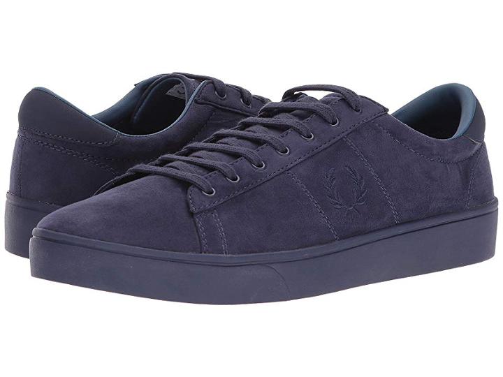 Fred Perry Spencer Brushed Cotton (midnight Navy) Men's Shoes