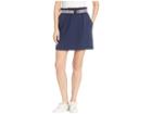 Juicy Couture Solid Buckle Track Skirt (regal) Women's Skirt