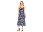 Cece V-neck Ivy Forest Maxi Dress (bluebird) Women's Dress