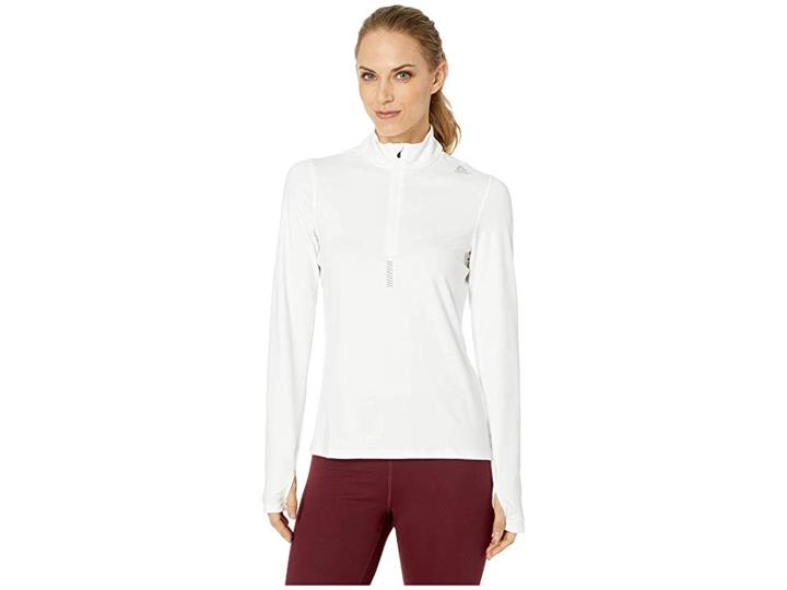 Reebok Running 1/4 Zip (white) Women's Workout