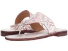 Patricia Nash Franca (white/pink Leather) Women's Sandals