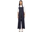 Y's By Yohji Yamamoto U-salopette P Non Fade Denim Overalls (indigo) Women's Overalls One Piece