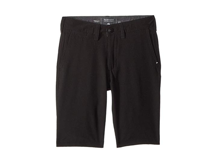 Quiksilver Kids Union Amphibian Shorts 19 (big Kids) (black) Boy's Shorts