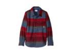 Columbia Kids Windwardtm Shirt Jacket (little Kids/big Kids) (dark Mountain Stripes) Boy's Coat