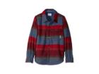 Columbia Kids Windwardtm Shirt Jacket (little Kids/big Kids) (dark Mountain Stripes) Boy's Coat