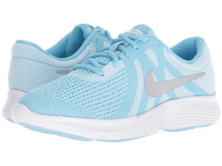 Nike Kids Revolution 4 (big Kid) (cobalt Tint/metallic Silver/blue Chill) Girls Shoes