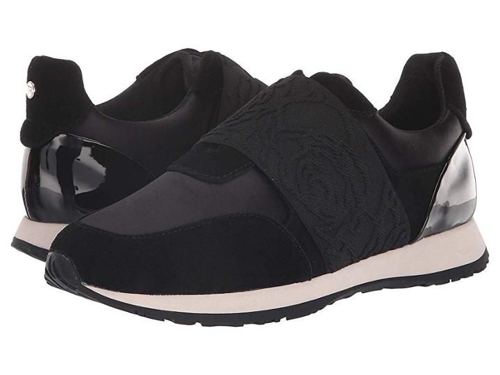 Taryn Rose Carson Weatherproof (black Calf Suede) Women's Shoes