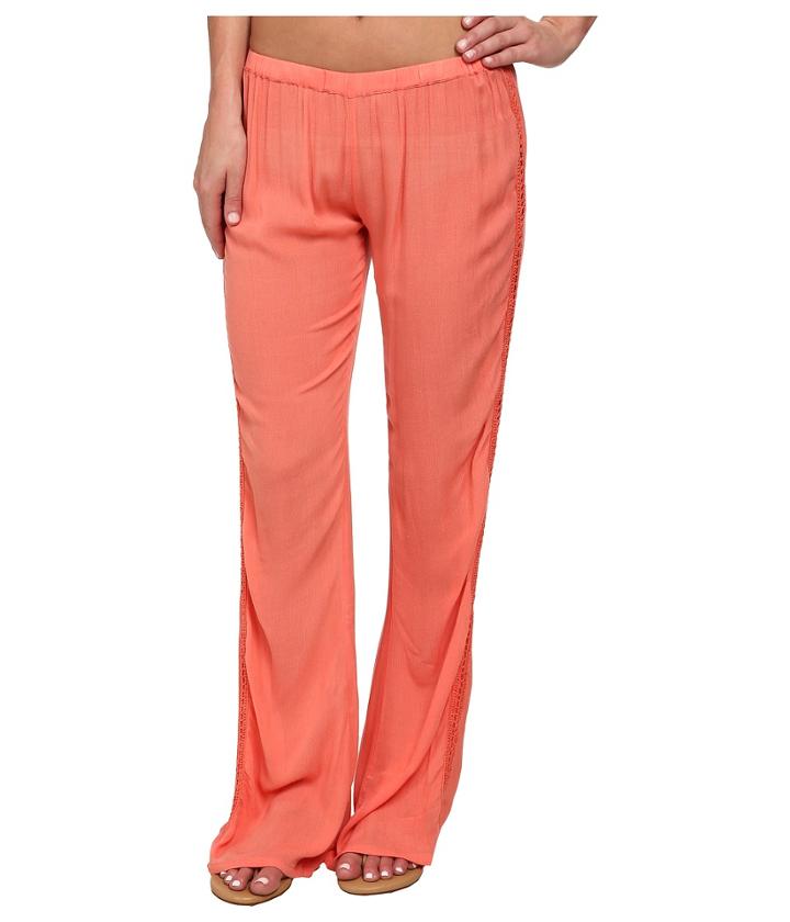 Rip Curl Earth Angel Pants (hot Coral) Women's Casual Pants