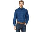 Ariat Abner Shirt (true Navy) Men's Long Sleeve Button Up