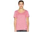 Nike Dry Legend Cross-dye Tee (wild Cherry/pure Platinum/binary Blue) Women's Short Sleeve Pullover
