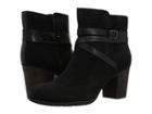 Clarks Enfield Coco (black Suede/leather Combination) Women's  Shoes