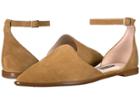 Nine West Oriona D'orsay Flat (brown Suede) Women's Shoes