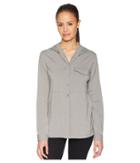 Mountain Hardwear Citypasstm Long Sleeve Top (manta Grey) Women's Long Sleeve Button Up