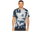 Huf Og Logo Crystal Wash Short Sleeve Tee (black) Men's T Shirt