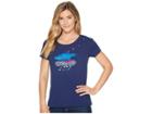 Life Is Good Freebirds Watercolor Breezy Tee (darkest Blue) Women's T Shirt