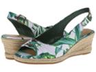 Bella-vita Sharon (green Palms) Women's Wedge Shoes