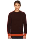 Missoni Intarsia Sweater (burgundy) Men's Sweater