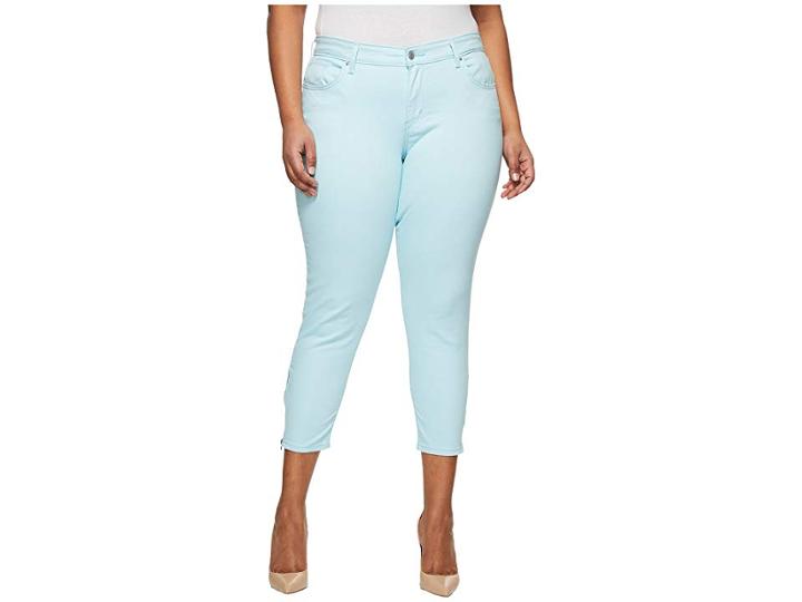 Levi's(r) Plus 711 Ankle Skinny Zip (iced Aqua Sateen) Women's Jeans