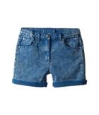 Appaman Kids Super Soft Roll Cuff York Chalk Denim Shorts (toddler/little Kids/big Kids) (chalk Blue) Girl's Shorts