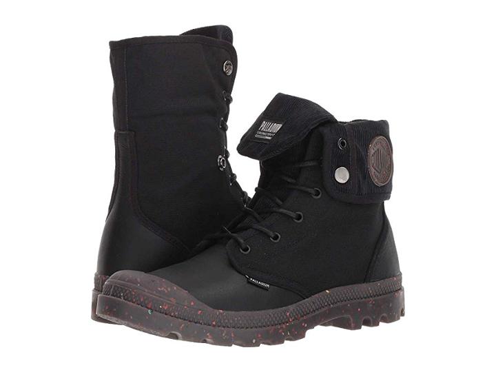 Palladium Baggy Explorer Corduroy (black/black) Men's Lace-up Boots