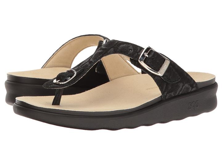 Sas Sanibel (nero Snake) Women's Shoes