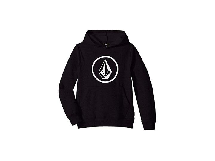 Volcom Kids Stone Pullover Hoodie (big Kids) (black) Boy's Sweatshirt