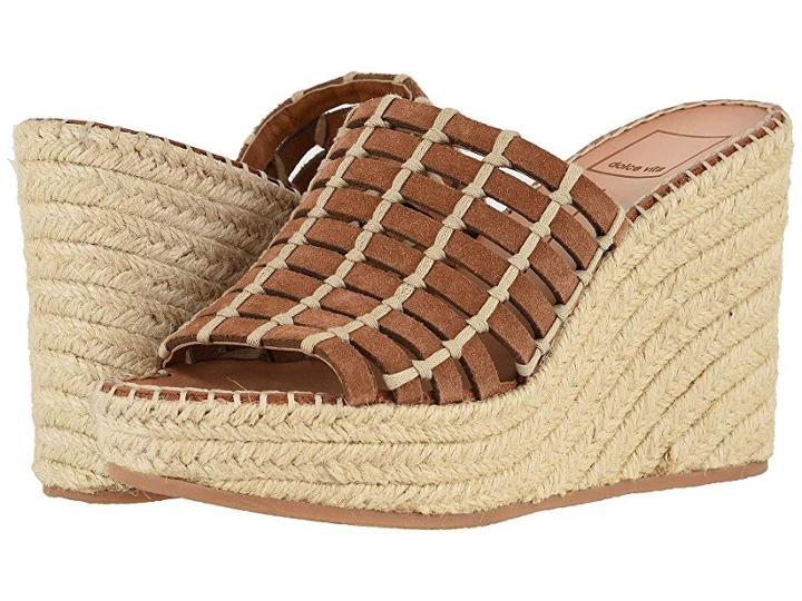 Dolce Vita Prue (brown Suede) Women's Wedge Shoes