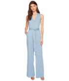 Jack By Bb Dakota Suko Stretch Jumpsuit (washed Out Chambray) Women's Jumpsuit & Rompers One Piece