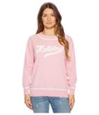 Boutique Moschino Cotton Holiday Sweater With Side Bow Detail (violet) Women's Sweater