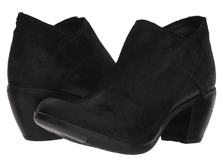 Fly London Hace314fly (black Oil Suede/rug) Women's Shoes