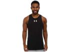 Under Armour Charged Cotton(r) Jus Sayin Too Tank (black/charcoal/white) Men's Sleeveless