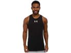 Under Armour Charged Cotton(r) Jus Sayin Too Tank (black/charcoal/white) Men's Sleeveless