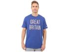 Under Armour Great Britain Country Pride Tri-blend Short Sleeve Tee (american Blue/red/ivory) Men's T Shirt