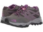 The North Face Kids Hedgehog Hiker (little Kid/big Kid) (dark Gull Grey/wood Violet) Girls Shoes