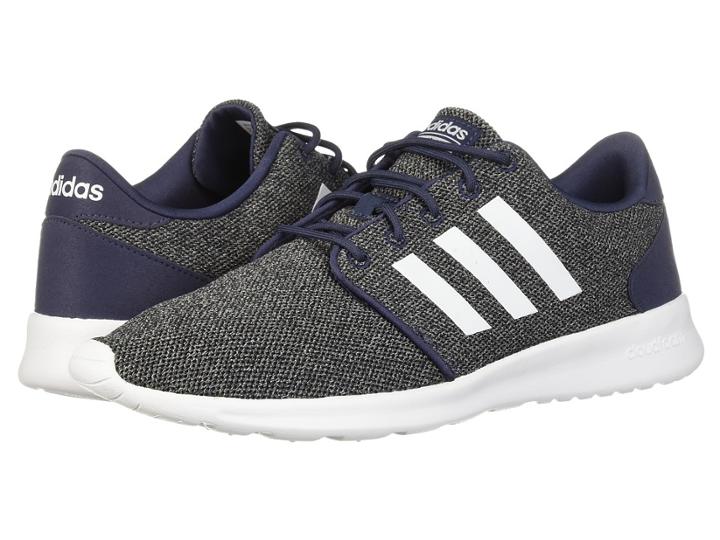 Adidas Cloudfoam Qt Racer (trace Blue/footwear White/raw Grey) Women's Running Shoes