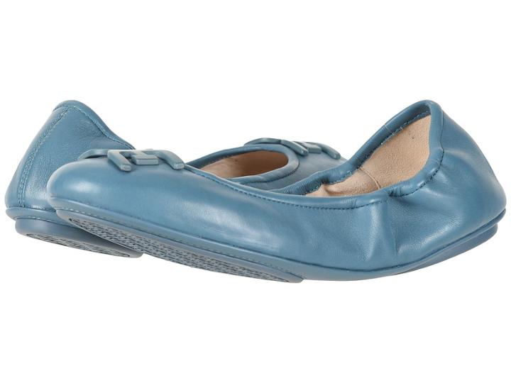 Sam Edelman Florence (denim Blue Nappa Luva Leather) Women's Flat Shoes