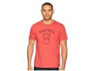 Life Is Good Half Full Crusher Tee (americana Red) Men's T Shirt