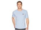 Brixton Palmer Short Sleeve Premium Tee (heather Blue) Men's T Shirt