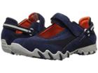 Allrounder By Mephisto Niro (indigo Suede/s Mesh) Women's Maryjane Shoes