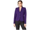 Calvin Klein Lux Two-button Jacket (night) Women's Coat