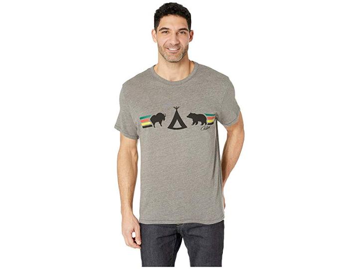 Pendleton Glacier Tee (vintage Coal) Men's Clothing