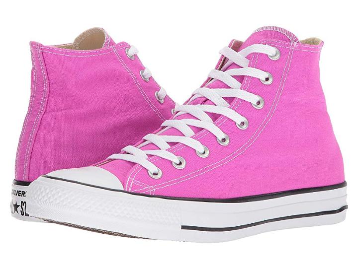 Converse Chuck Taylor(r) All Star(r) Seasonal Color Hi (hyper Magenta) Lace Up Casual Shoes
