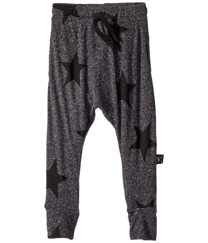 Nununu Star Baggy Pants (infant/toddler/little Kids) (charcoal) Boy's Casual Pants