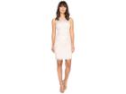 Adrianna Papell Sleeveless Sequin Guipure Lace Sheath Dress (blush) Women's Dress