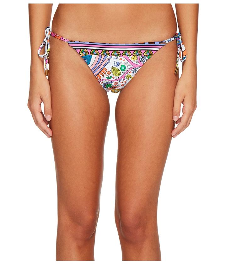 Trina Turk Jungle Beach Tie Side Hipster Bikini Bottom (multi) Women's Swimwear