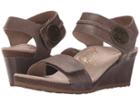 Aetrex Arielle Wedge Sandal (stone) Women's Wedge Shoes