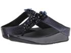 Fitflop Boogaloo Toe Post (midnight Navy) Women's  Shoes