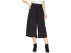 Bobeau Crop Tie Waist Pants (black) Women's Casual Pants