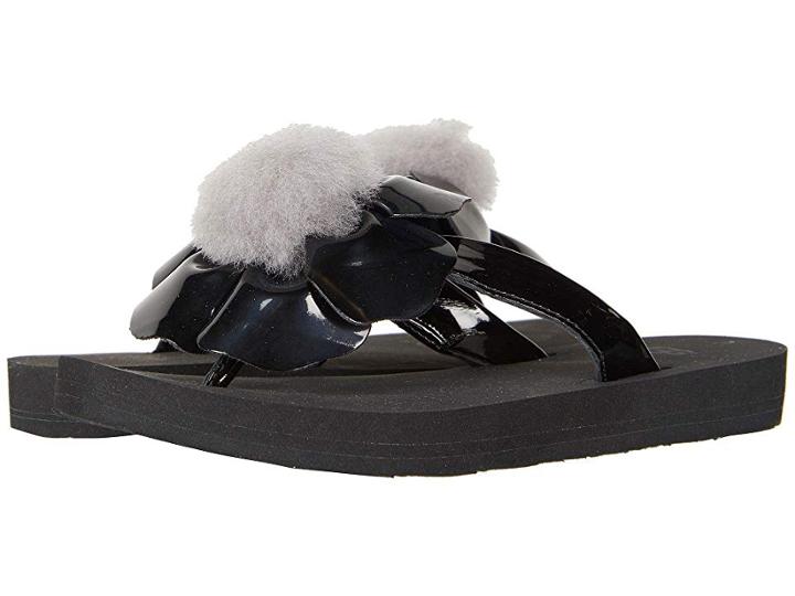 Ugg Kids Poppy (little Kid/big Kid) (black) Girls Shoes